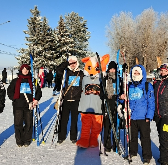 Студенты колледжа на «Лыжне России‑2026»